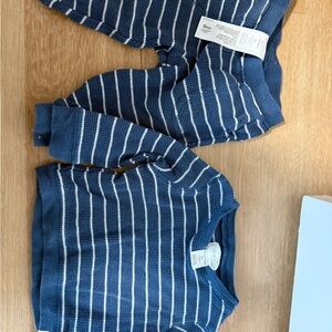 9m Striped Blue Kids Pajama Set
